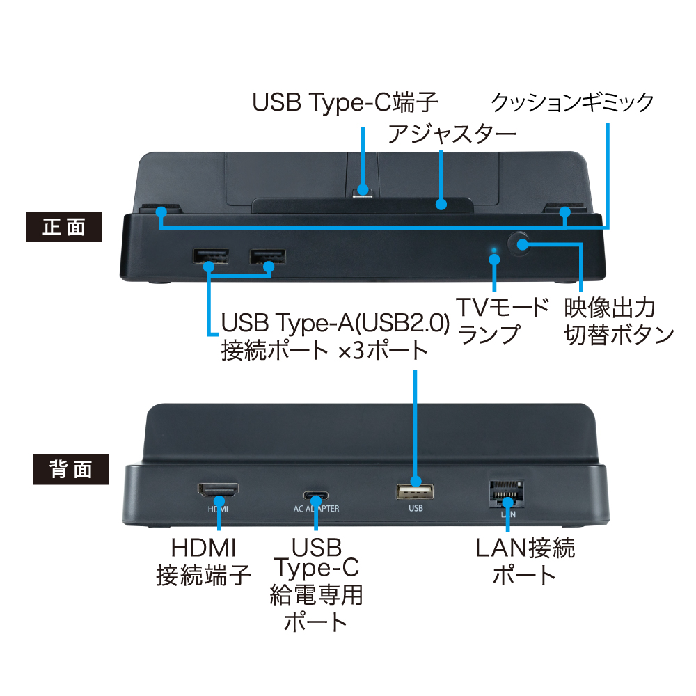 Switch有機ELモデル/Switch用 サブドック | Switch用 周辺機器 