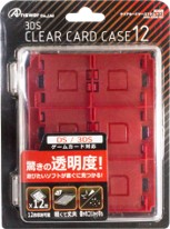 3DS用 クリアカードケース12