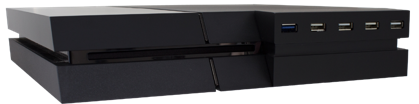 PS4用 一体型USBハブ