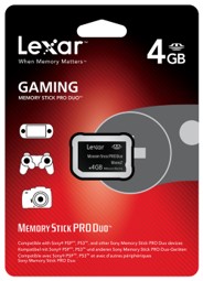 PSP用 レキサー メモリースティック PRO Duo 4GB